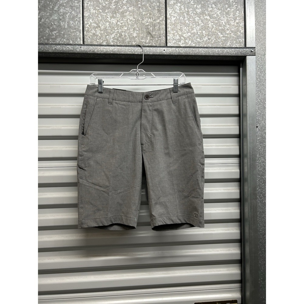 NWT 7 DIAMONDS Performance Mens Golf Void Shorts Stretch Gray Spackle 30